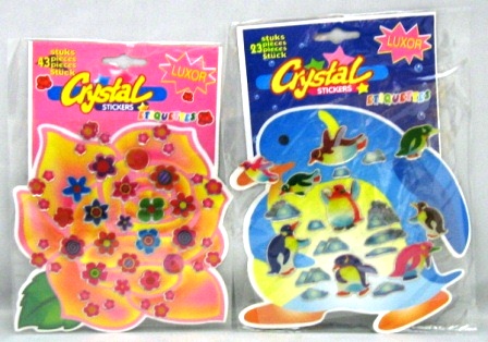 30 stickers crystal